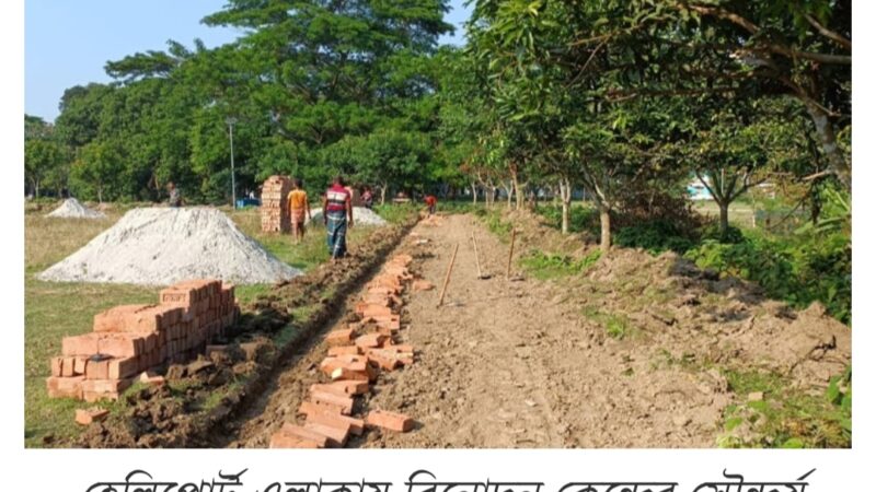 এগিয়ে চলছে নানা উন্নয়ন প্রকল্পের কাজ