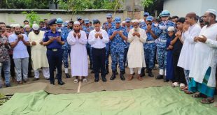 বিমান দুর্ঘটনার শিকার রাইসা মণিকে বিমান বাহিনীর শ্রদ্ধা