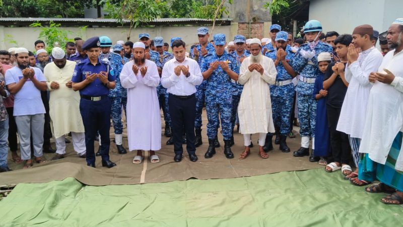বিমান দুর্ঘটনার শিকার রাইসা মণিকে বিমান বাহিনীর শ্রদ্ধা